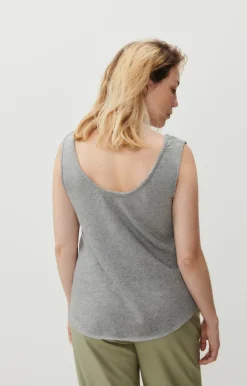 Damen American Vintage |Damentop Sonoma Grau Meliert