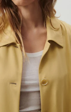 Damen American Vintage |Damentrenchcoat Kabird Kichererbse