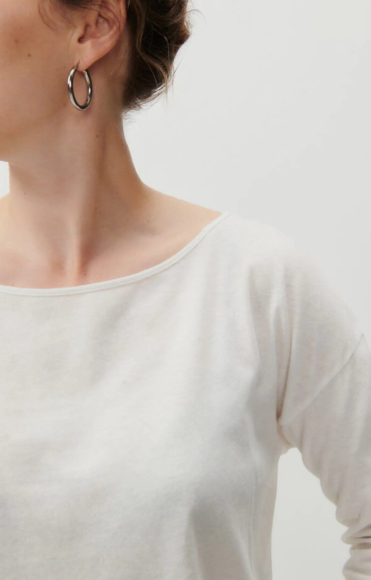 Damen American Vintage |Damen-T-Shirt Aksun Weiss