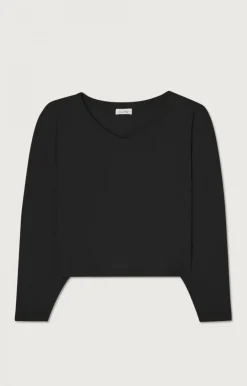 Damen American Vintage |Damen-T-Shirt Aksun Vintage Schwarz
