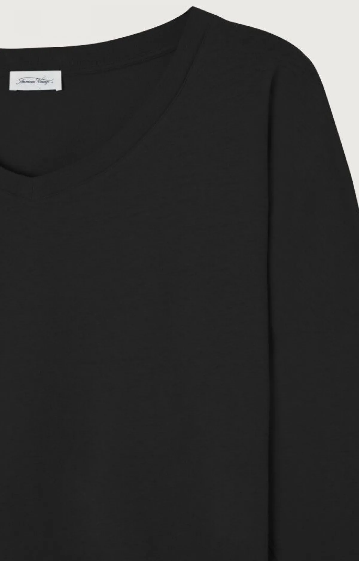 Damen American Vintage |Damen-T-Shirt Aksun Vintage Schwarz