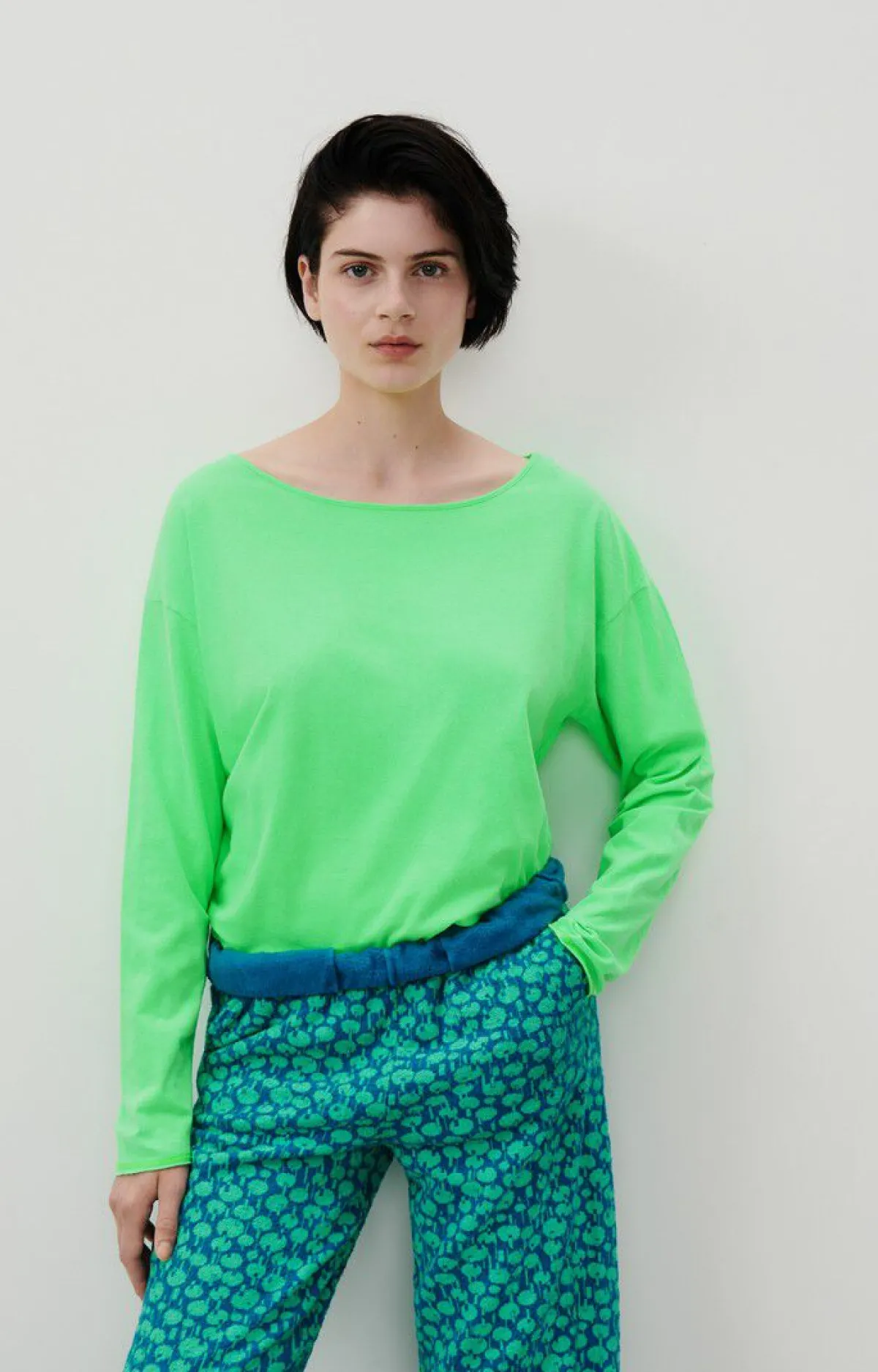 Damen American Vintage |Damen-T-Shirt Aksun Flashing Grun