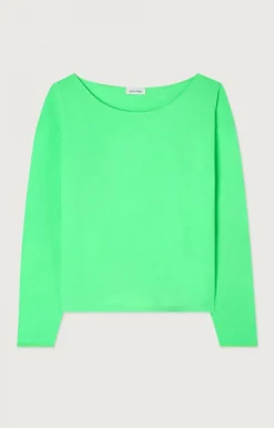 Damen American Vintage |Damen-T-Shirt Aksun Flashing Grun