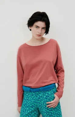 Damen American Vintage |Damen-T-Shirt Aksun Palisanderholz Vintage