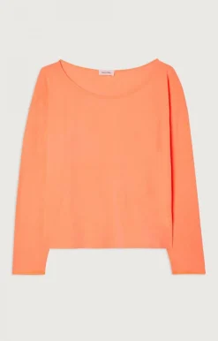 Damen American Vintage |Damen-T-Shirt Aksun Leuchtendes Orange