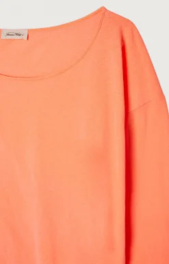 Damen American Vintage |Damen-T-Shirt Aksun Leuchtendes Orange