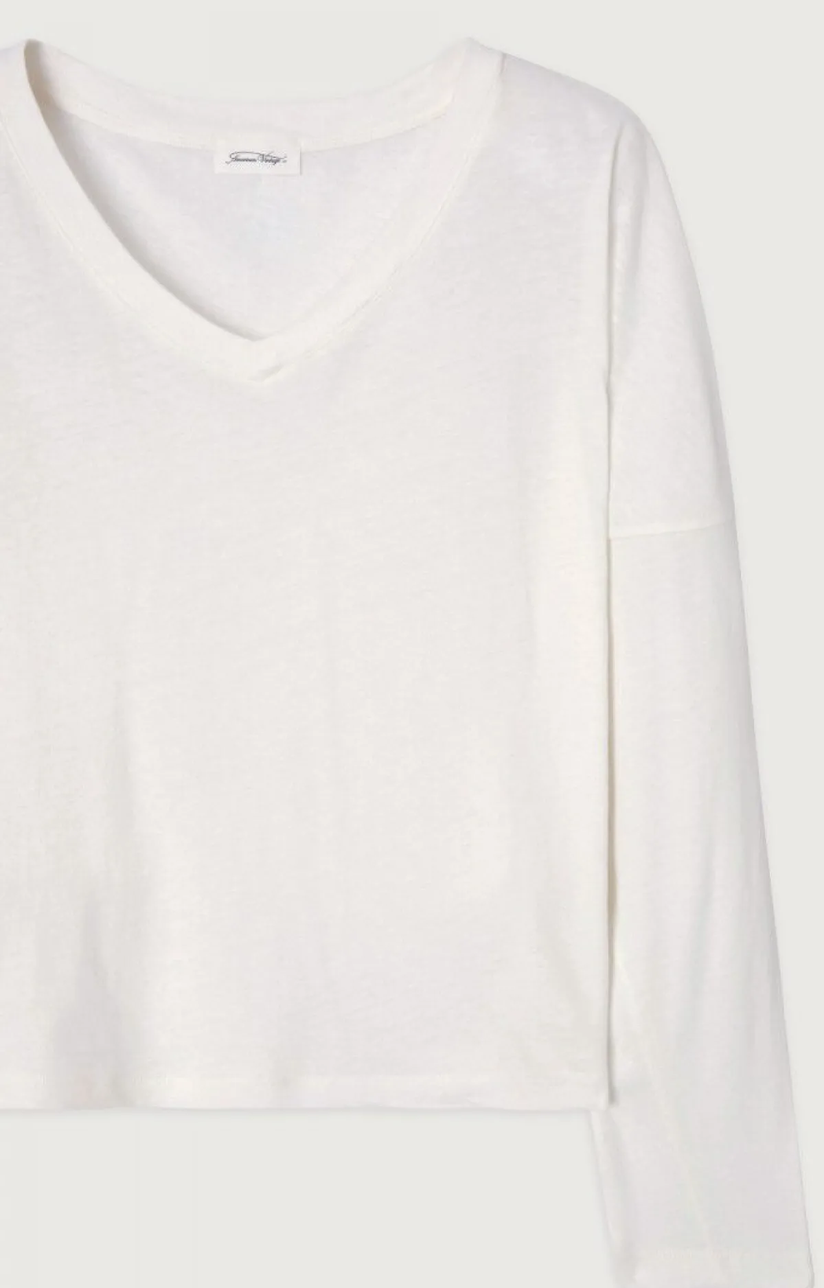 Damen American Vintage |Damen-T-Shirt Aksun Weiss