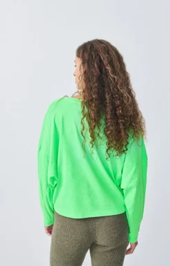 Damen American Vintage |Damen-T-Shirt Aksun Flashing Grun