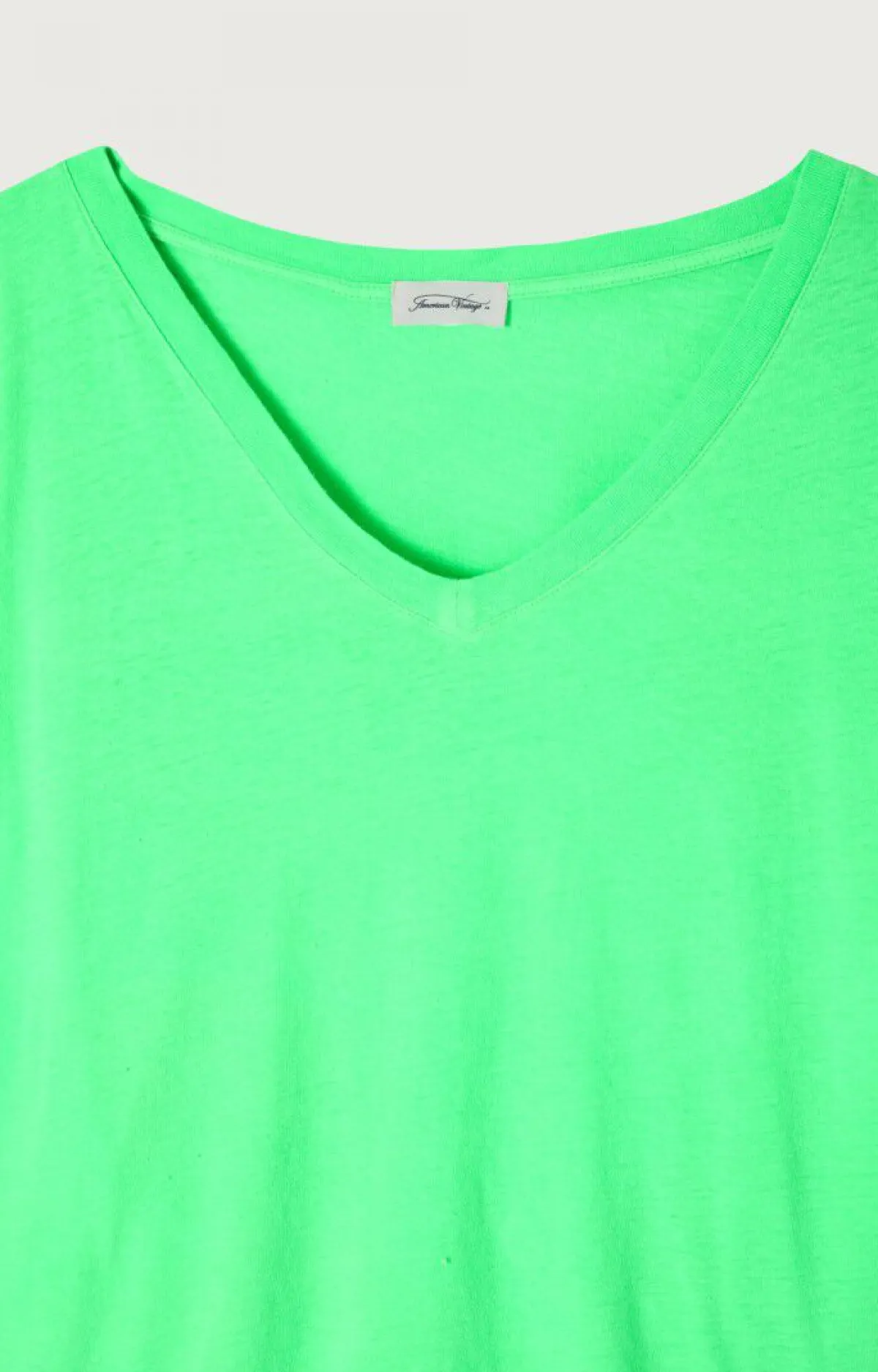 Damen American Vintage |Damen-T-Shirt Aksun Flashing Grun