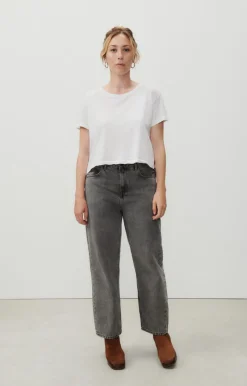 Damen American Vintage |Damen-T-Shirt Decatur Weiss