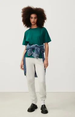 Damen American Vintage |Damen-T-Shirt Fizvalley Tanne Vintage