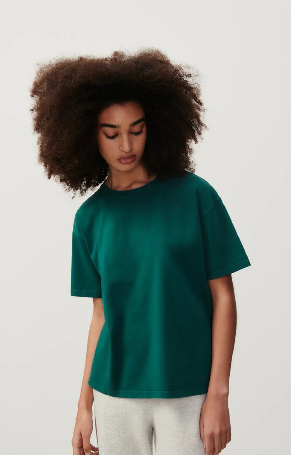 Damen American Vintage |Damen-T-Shirt Fizvalley Tanne Vintage