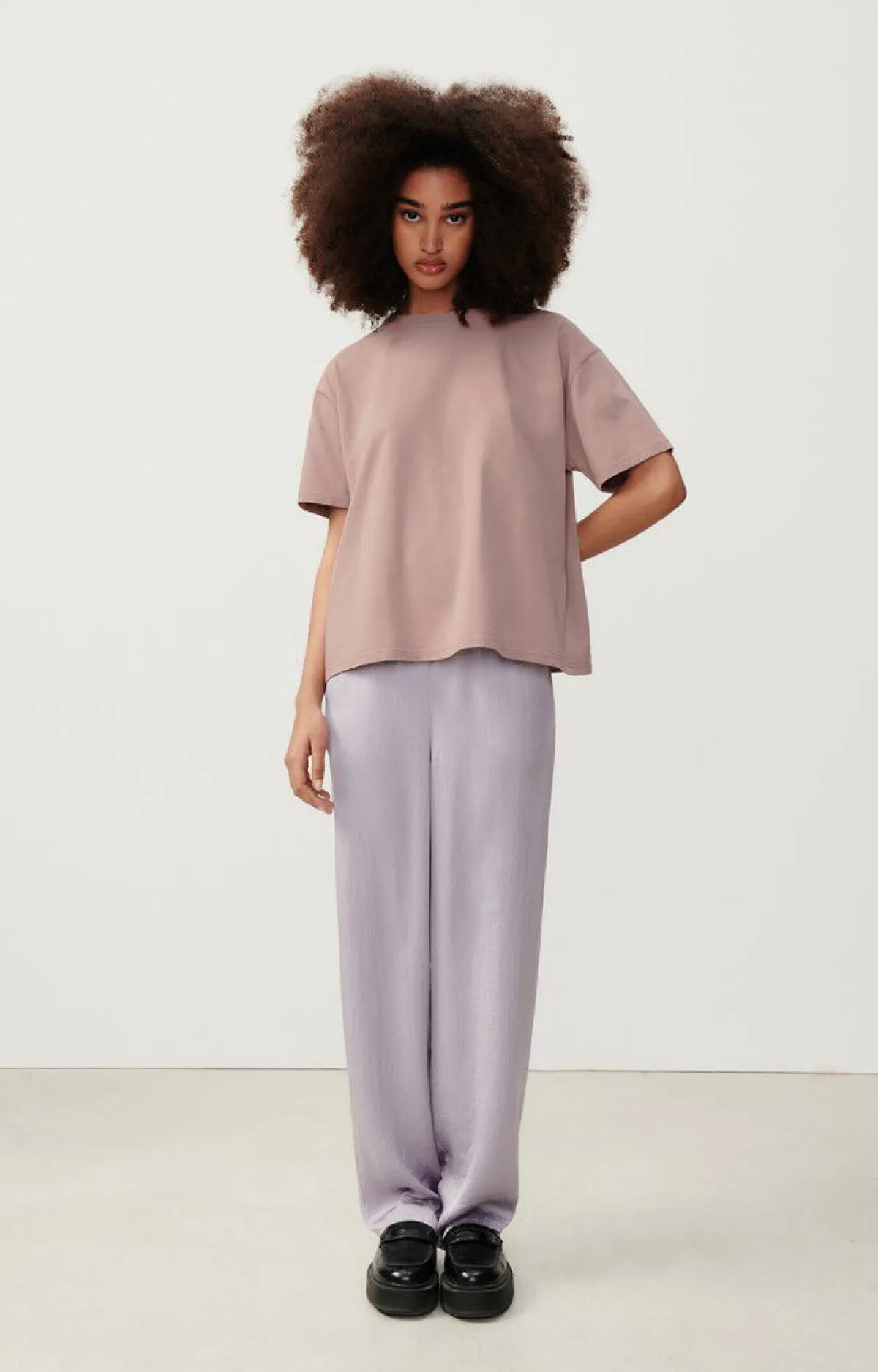 Damen American Vintage |Damen-T-Shirt Fizvalley Hyazinthe Vintage