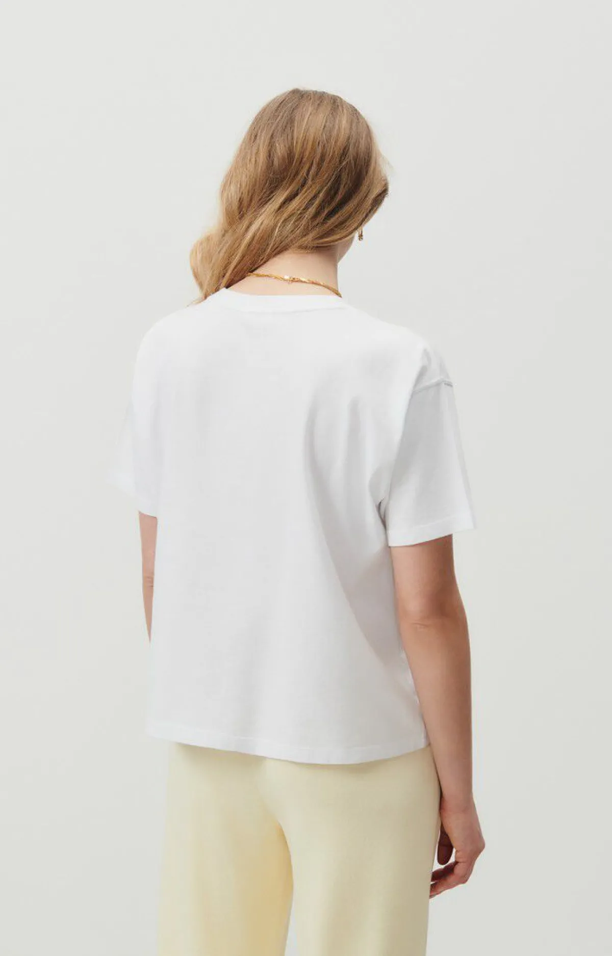Damen American Vintage |Damen-T-Shirt Fizvalley Weiss