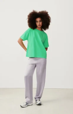 Damen American Vintage |Damen-T-Shirt Fizvalley Flashing Grun