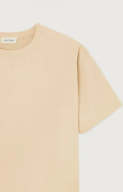 Damen American Vintage |Damen-T-Shirt Fizvalley Vanille Vintage
