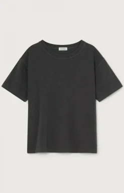 Damen American Vintage |Damen-T-Shirt Fizvalley Kohlenstoff Vintage