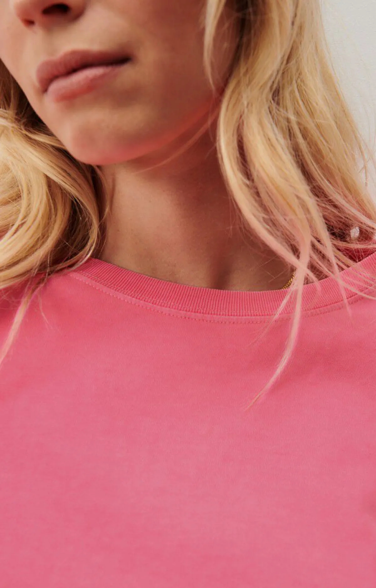 Damen American Vintage |Damen-T-Shirt Fizvalley Neonpink