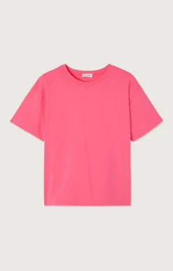 Damen American Vintage |Damen-T-Shirt Fizvalley Neonpink