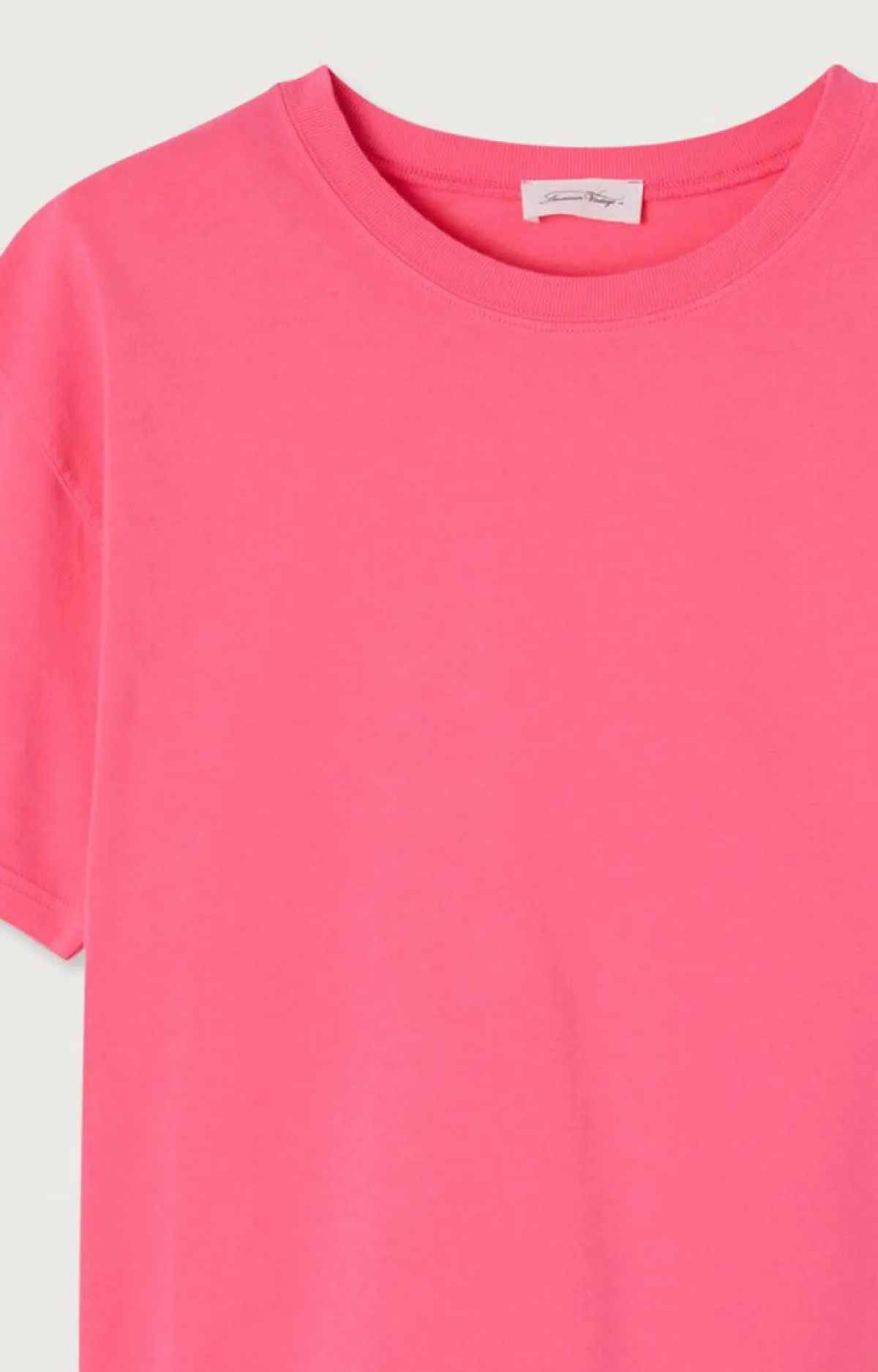 Damen American Vintage |Damen-T-Shirt Fizvalley Neonpink