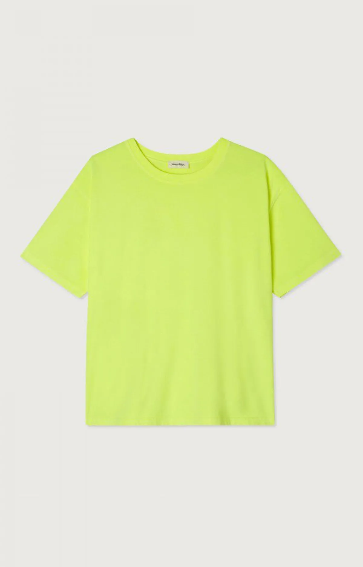 Damen American Vintage |Damen-T-Shirt Fizvalley Neongelb