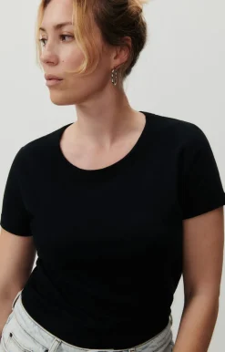 Damen American Vintage |Damen-T-Shirt Gamipy Schwarz