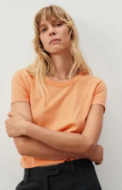 Damen American Vintage |Damen-T-Shirt Gamipy Melone