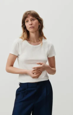 Damen American Vintage |Damen-T-Shirt Gamipy Weiss