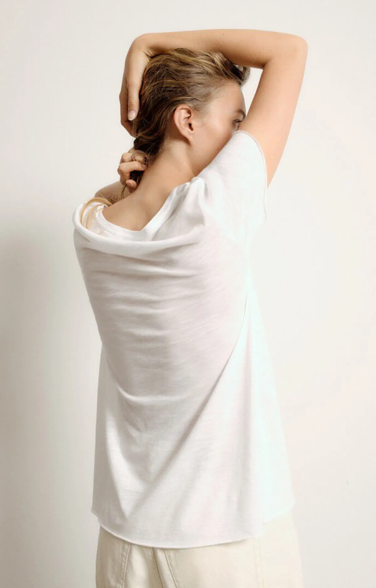 Damen American Vintage |Damen-T-Shirt Jacksonville Weiss