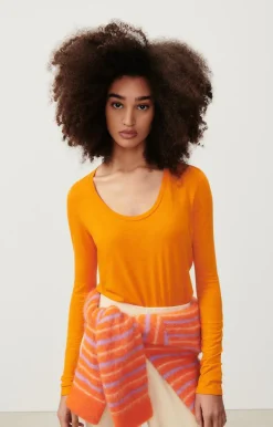 Damen American Vintage |Damen-T-Shirt Jacksonville Nektarine Vintage