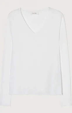 Damen American Vintage |Damen-T-Shirt Jacksonville Weiss
