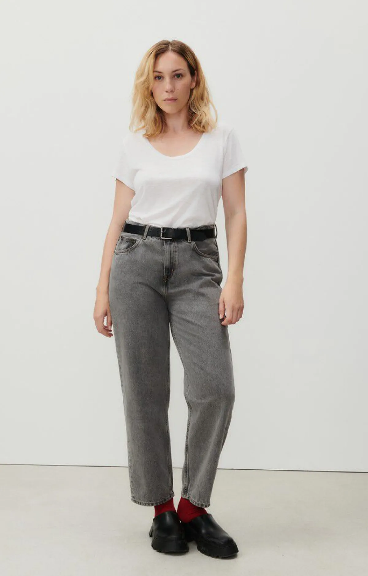 Damen American Vintage |Damen-T-Shirt Jacksonville Weiss