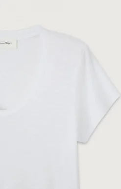 Damen American Vintage |Damen-T-Shirt Jacksonville Weiss