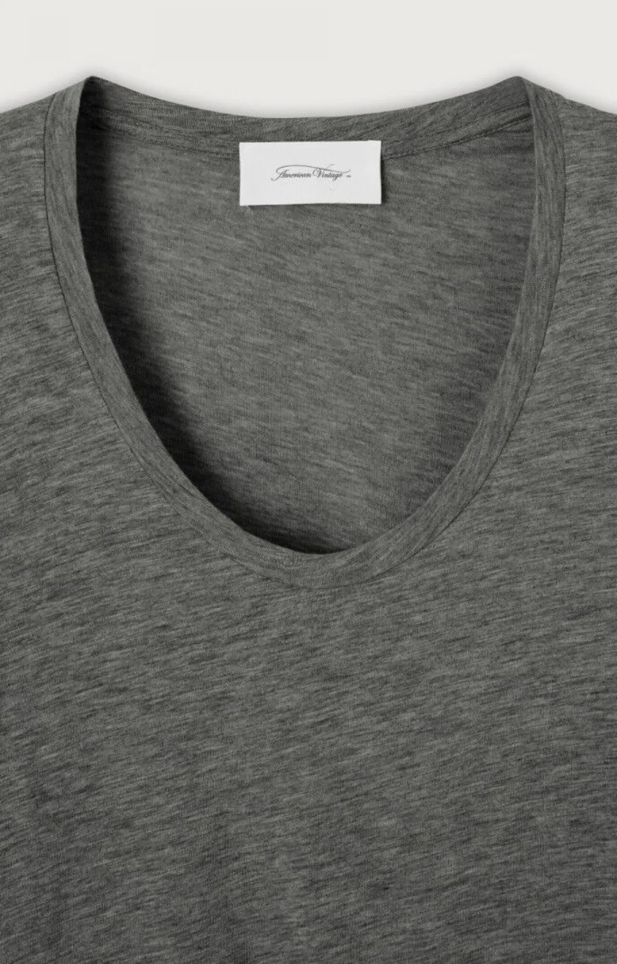 Damen American Vintage |Damen-T-Shirt Jacksonville Anthrazit Meliert