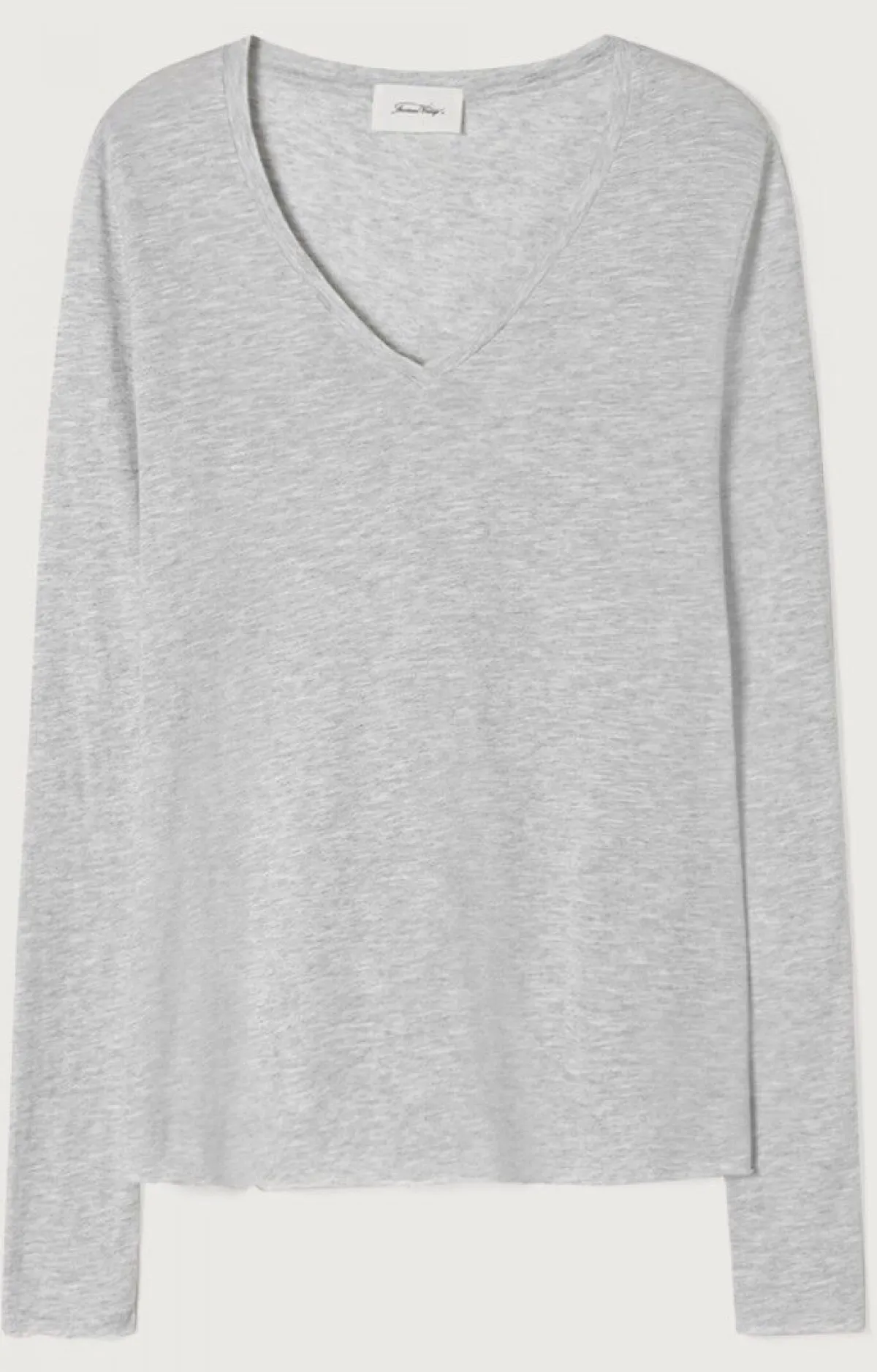 Damen American Vintage |Damen-T-Shirt Jacksonville Vlies Meliert
