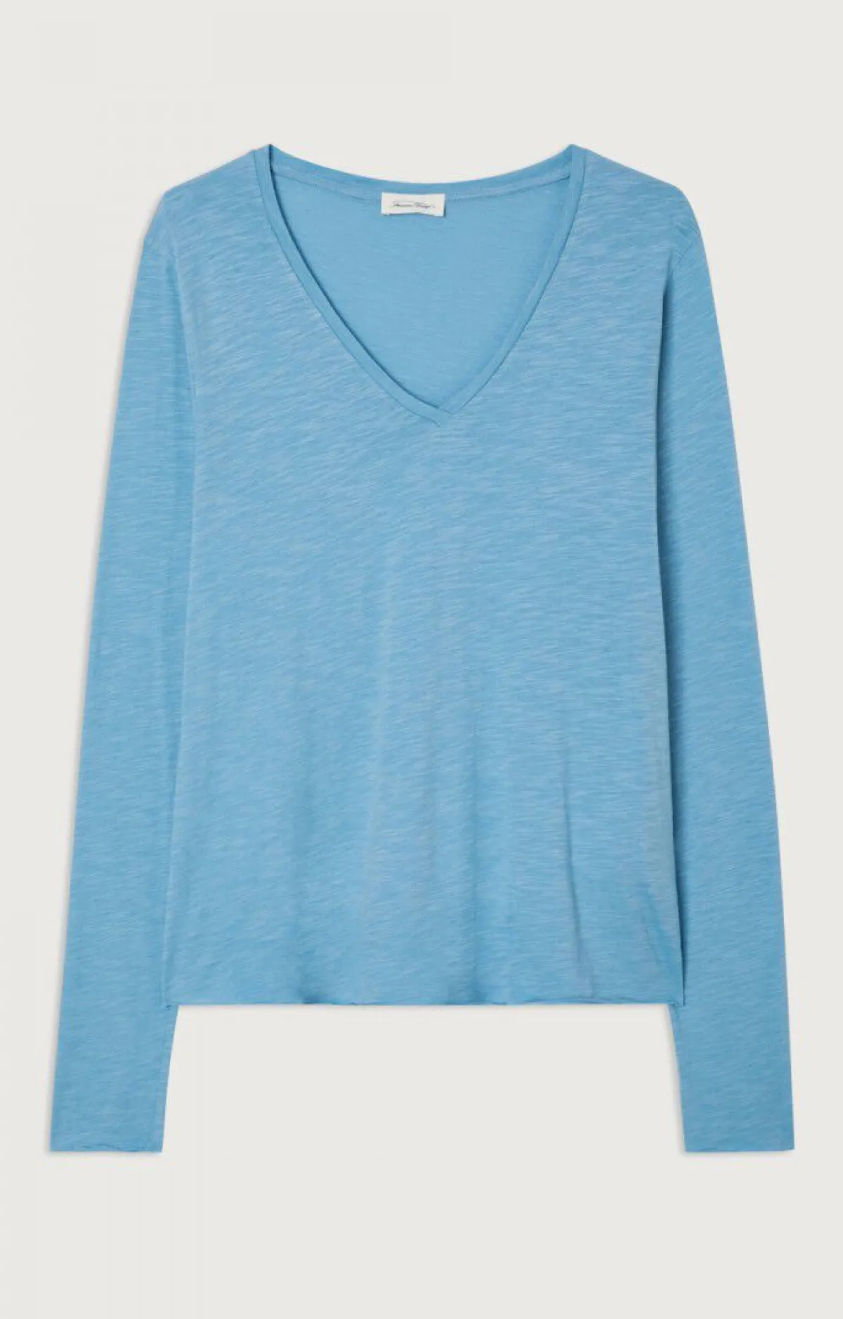 Damen American Vintage |Damen-T-Shirt Jacksonville Blaulich Vintage