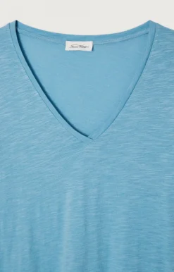 Damen American Vintage |Damen-T-Shirt Jacksonville Blaulich Vintage