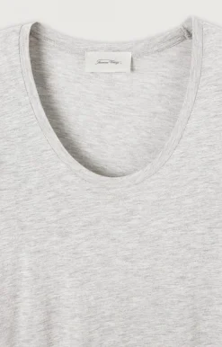 Damen American Vintage |Damen-T-Shirt Jacksonville Vlies Meliert
