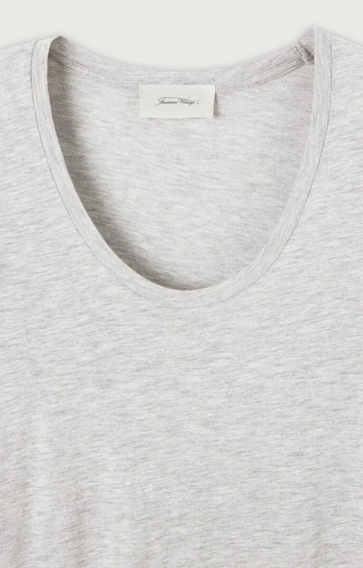 Damen American Vintage |Damen-T-Shirt Jacksonville Vlies Meliert