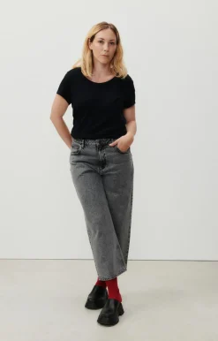 Damen American Vintage |Damen-T-Shirt Jacksonville Schwarz