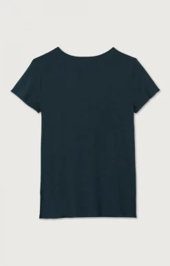 Damen American Vintage |Damen-T-Shirt Jacksonville Navy
