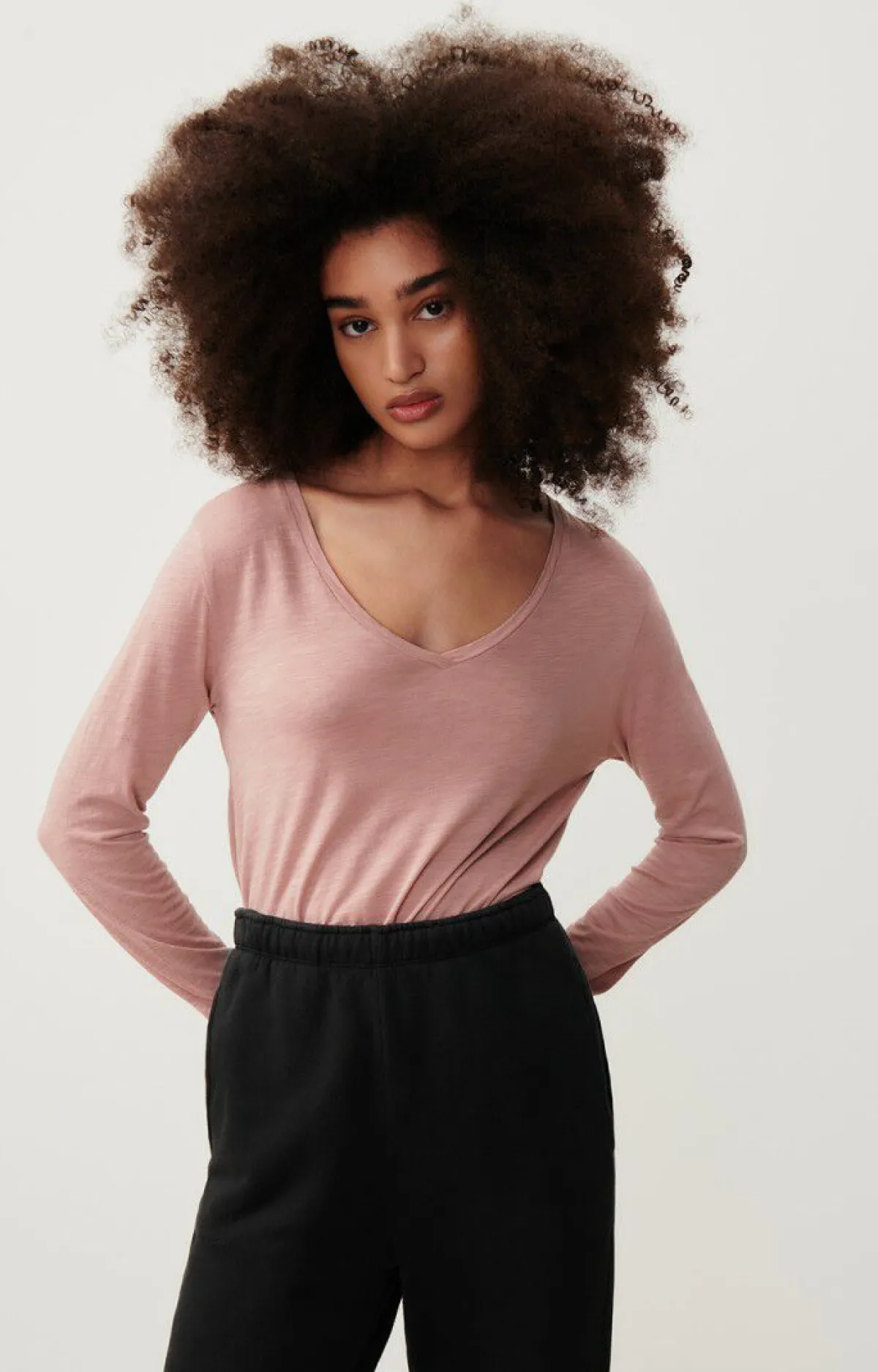 Damen American Vintage |Damen-T-Shirt Jacksonville Hyazinthe Vintage