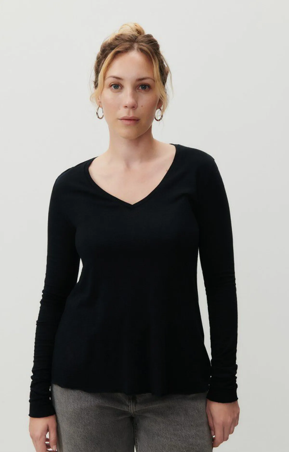 Damen American Vintage |Damen-T-Shirt Jacksonville Schwarz