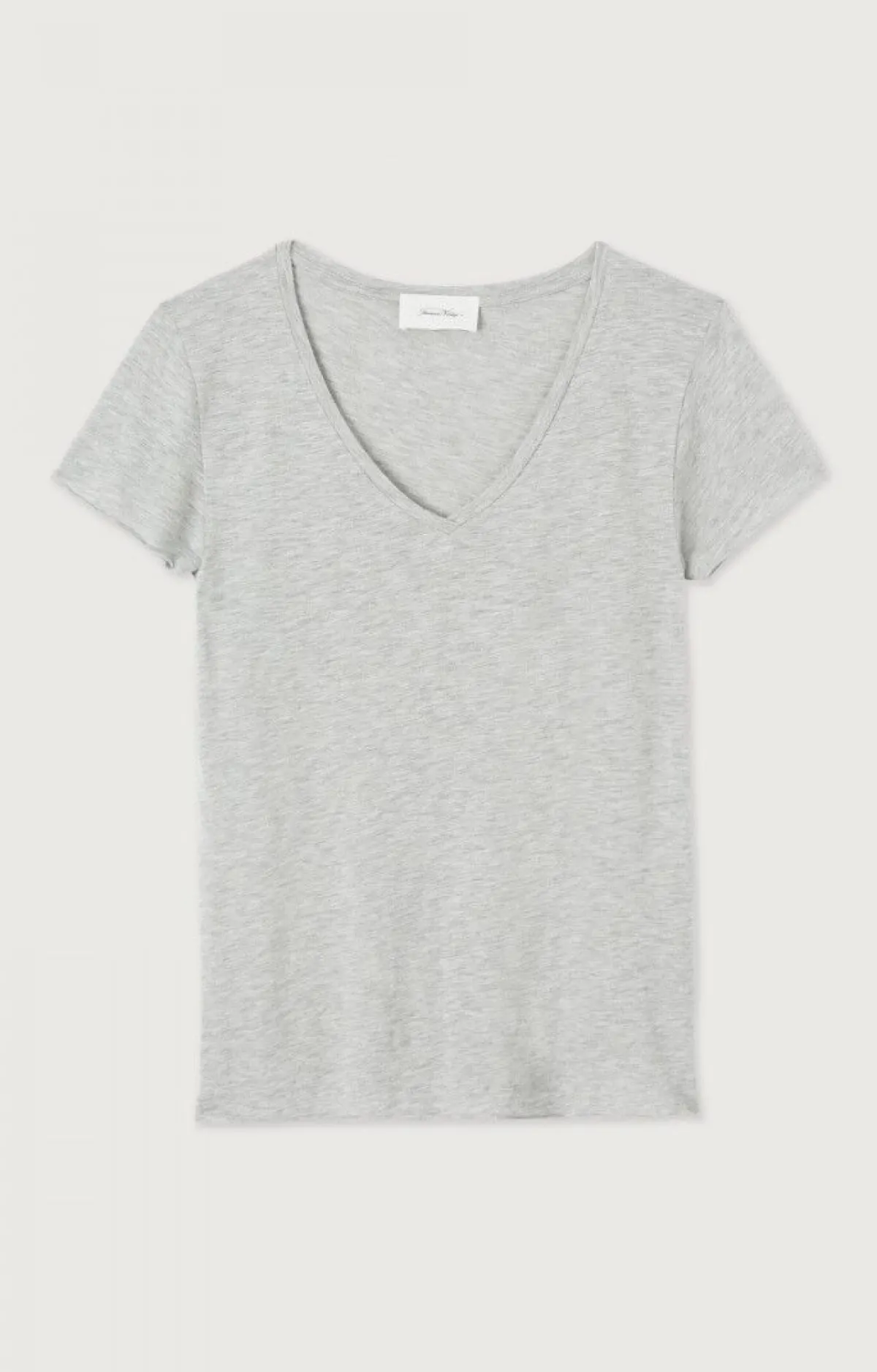 Damen American Vintage |Damen-T-Shirt Jacksonville Vlies Meliert