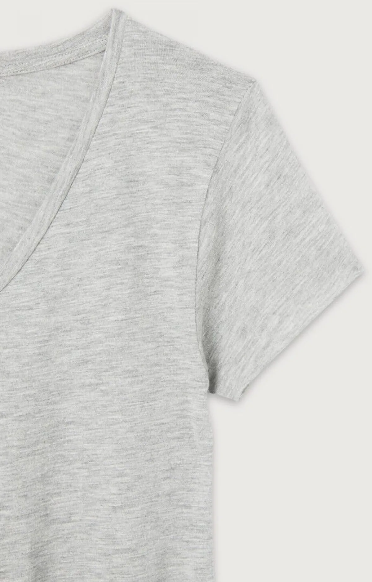 Damen American Vintage |Damen-T-Shirt Jacksonville Vlies Meliert