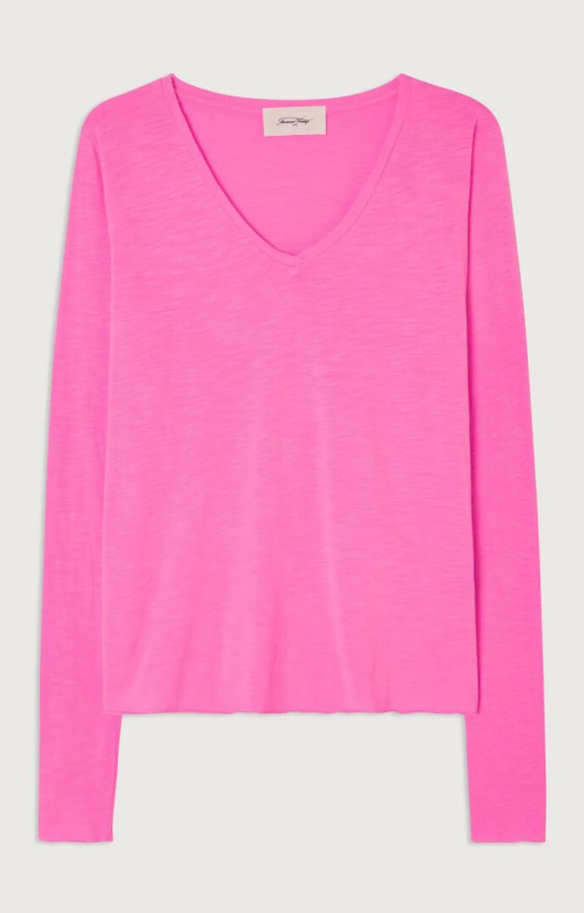 Damen American Vintage |Damen-T-Shirt Jacksonville Neonpink
