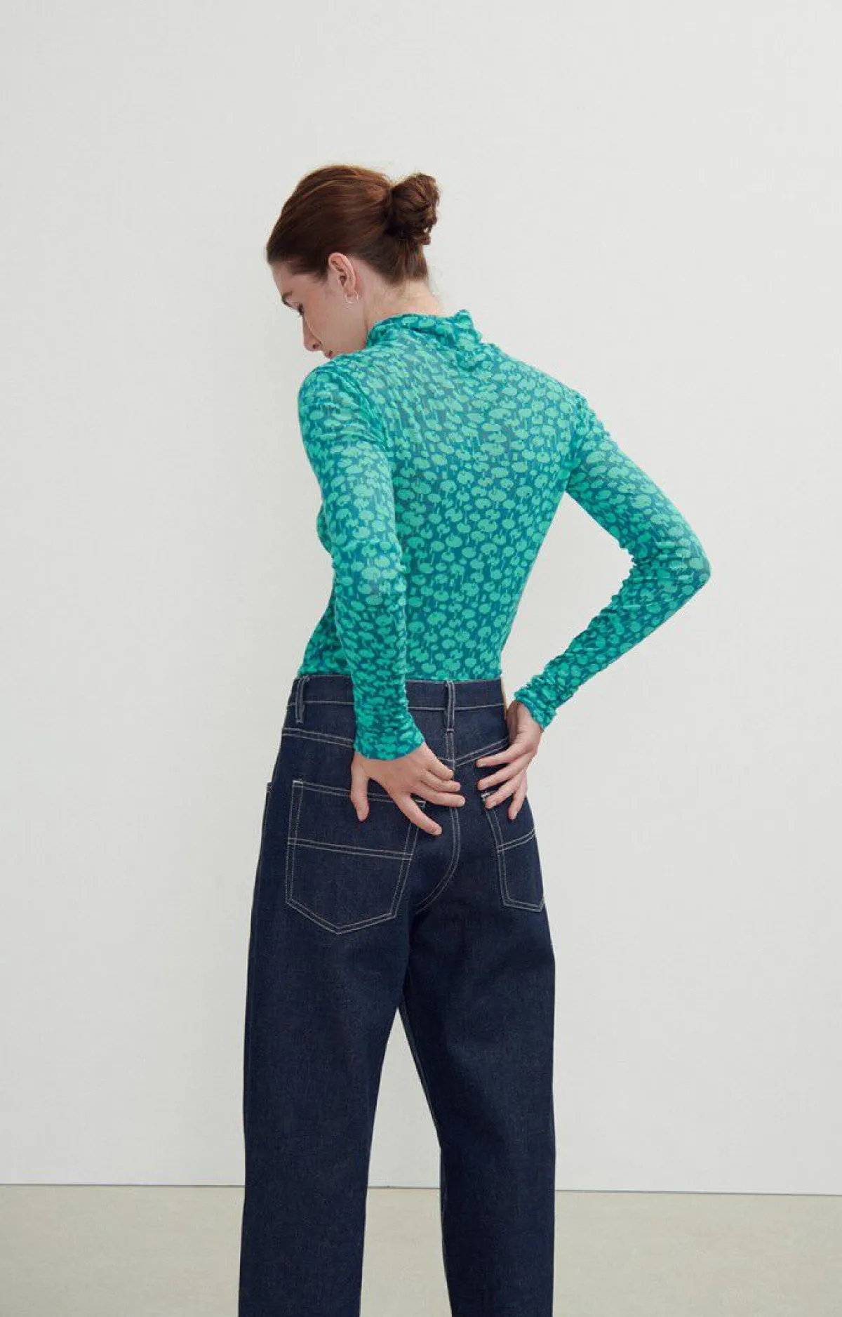 Damen American Vintage |Damen-T-Shirt Massachusetts Jojo