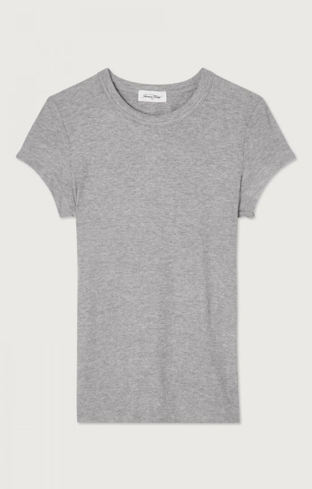 Damen American Vintage |Damen-T-Shirt Odyl Grau Meliert