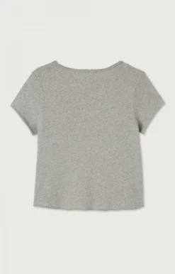 Damen American Vintage |Damen-T-Shirt Sonoma Grau Meliert