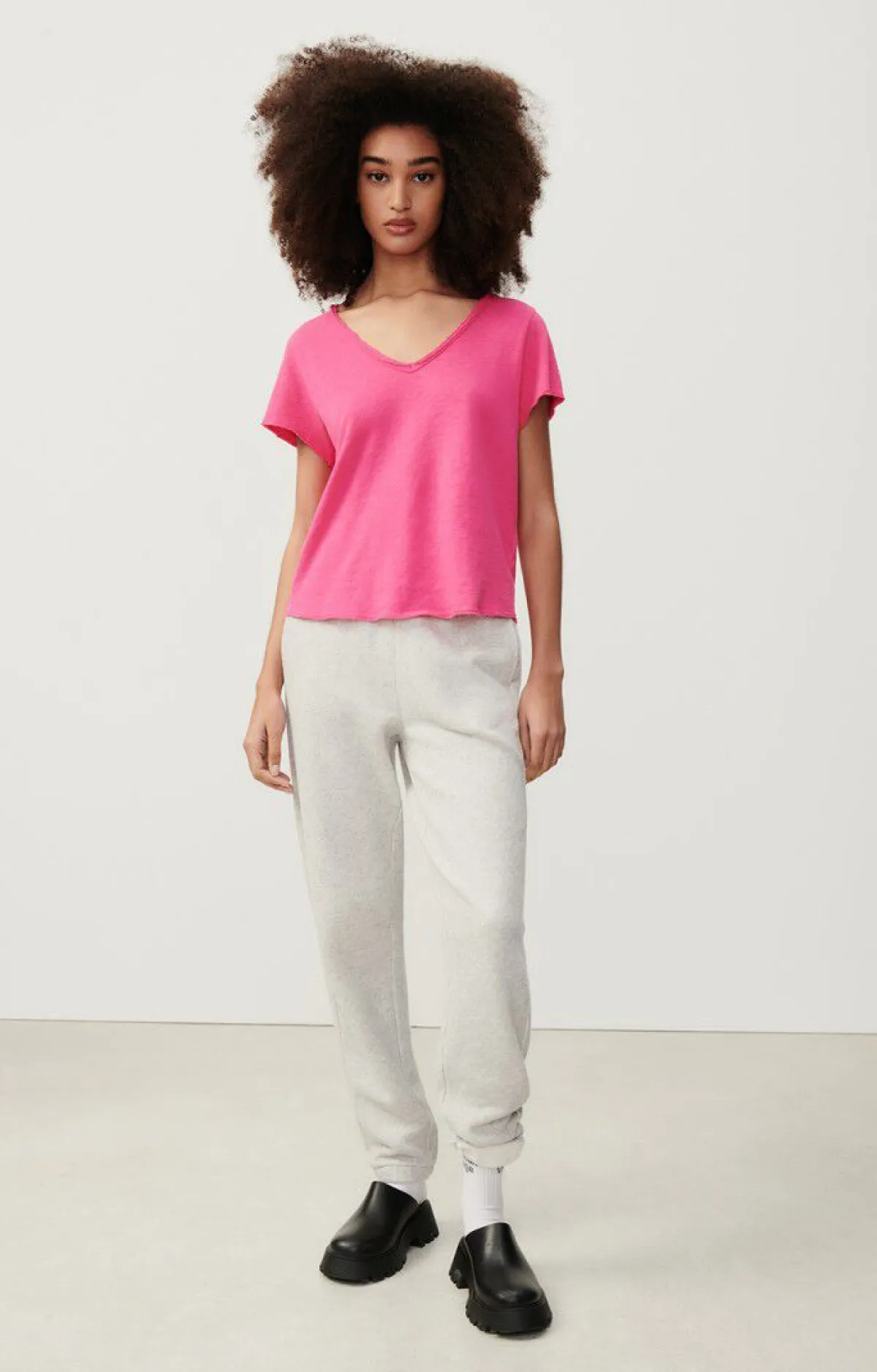 Damen American Vintage |Damen-T-Shirt Sonoma Himbeerbusch Vintage